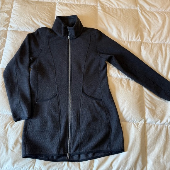 Eddie Bauer Black Fleece Jacket parka - Picture 1 of 8